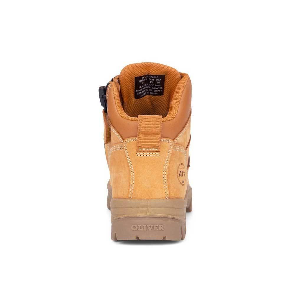 Oliver AT 45-630Z 130MM Zip Sided Composite Safety Toe Work Boots - The Next Pair