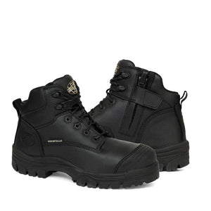 Oliver AT 45-640Z 130MM Zip Sided Composite Safety Toe Work Boots - The Next Pair