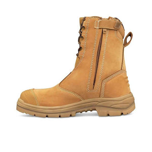 Oliver AT 55-385 - 200MM Hi-Leg Zip Sided Safety Steel Toe Work Boots - The Next Pair