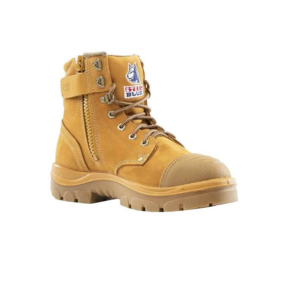 Steel Blue Argyle Zip Scuff Cap Work Boots - The Next Pair