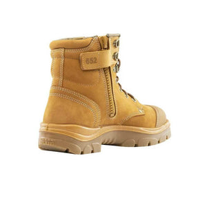 Steel Blue Argyle Zip Scuff Cap Work Boots - The Next Pair