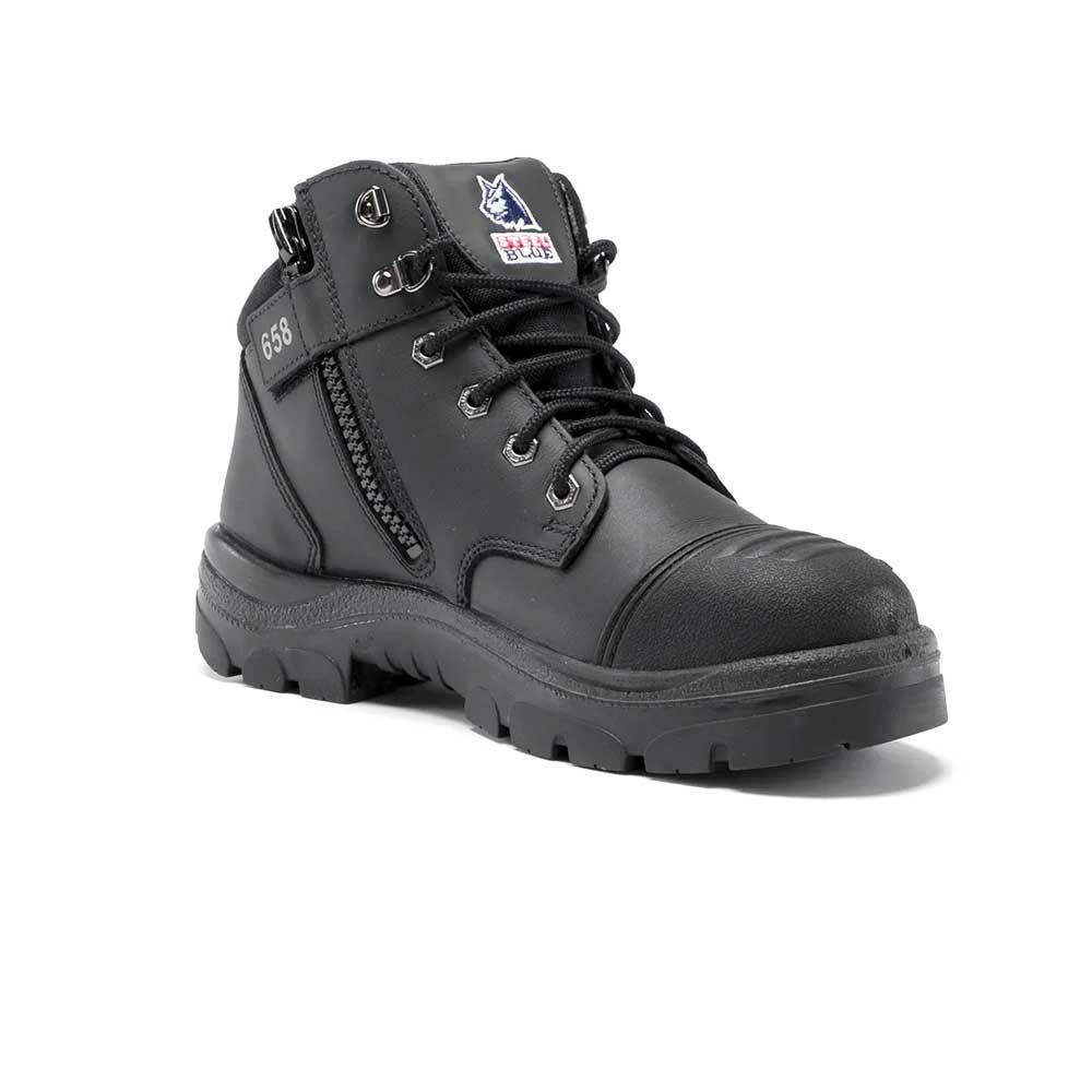 Steel Blue Parkes Zip Scuff Cap Work Boots - The Next Pair