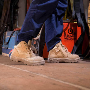 Steel Blue Parkes Zip Scuff Cap Work Boots - The Next Pair