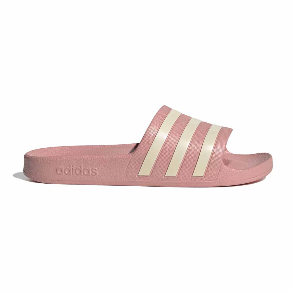 Adidas Adilette Aqua Slides - Wonder Mauve/Wonder White