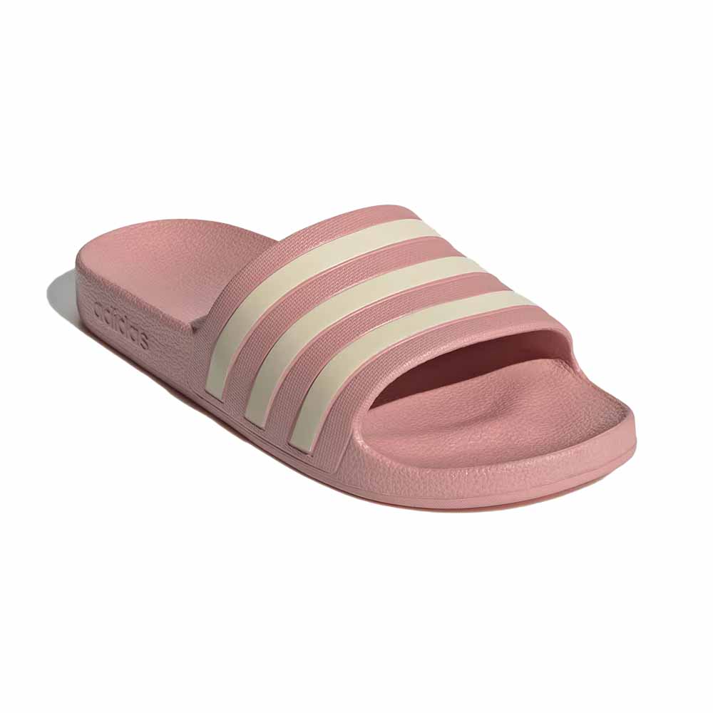 Adidas Adilette Aqua Slides - Wonder Mauve/Wonder White