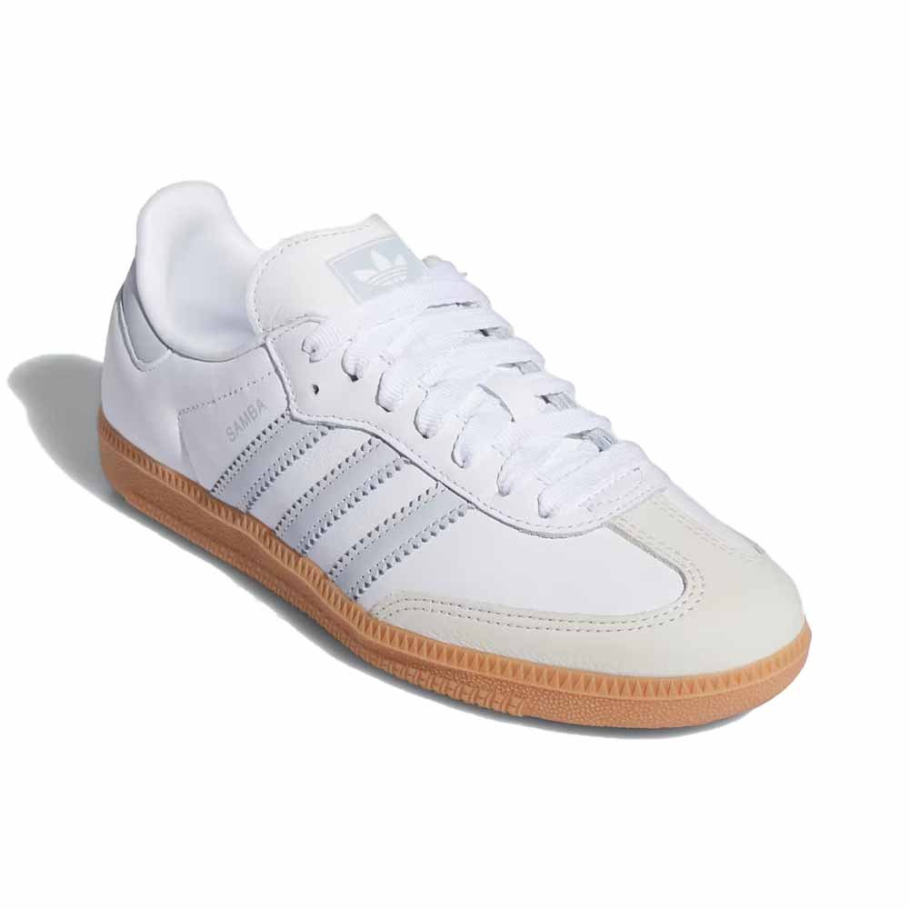 Adidas Originals Samba OG Casual Sneakers - Cloud White/Halo Blue/Off White