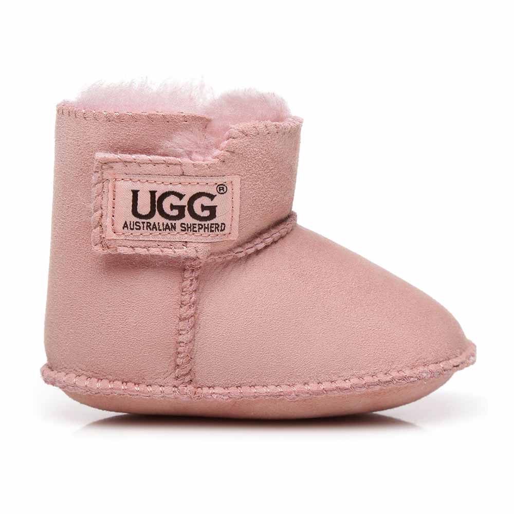 Australian Shepherd UGG Baby Booties - Pink
