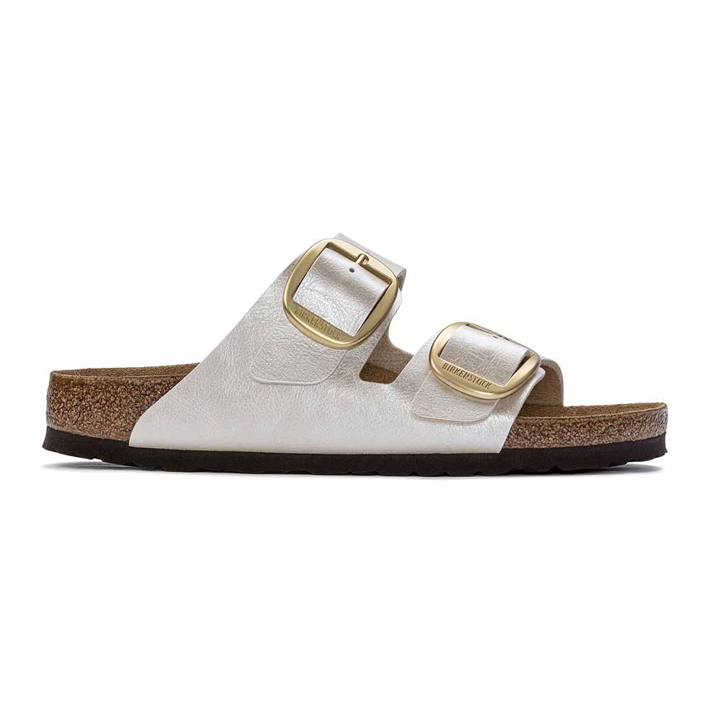 Birkenstock Arizona Big Buckle Birko-Flor Sandals - Narrow - Graceful Pearl White