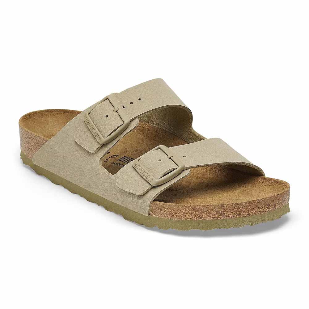 Birkenstock Arizona Birko-Flor Sandals - Regular - Faded Khaki