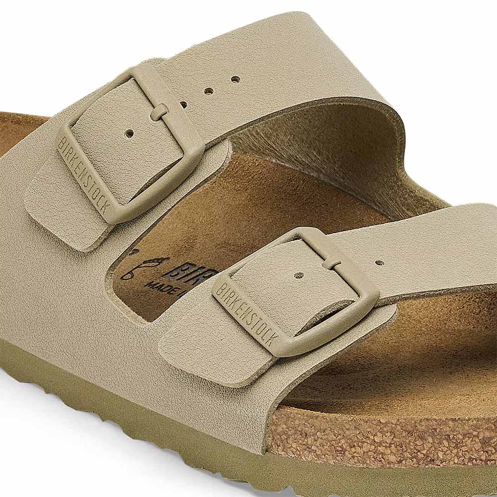 Birkenstock Arizona Birko-Flor Sandals - Regular - Faded Khaki