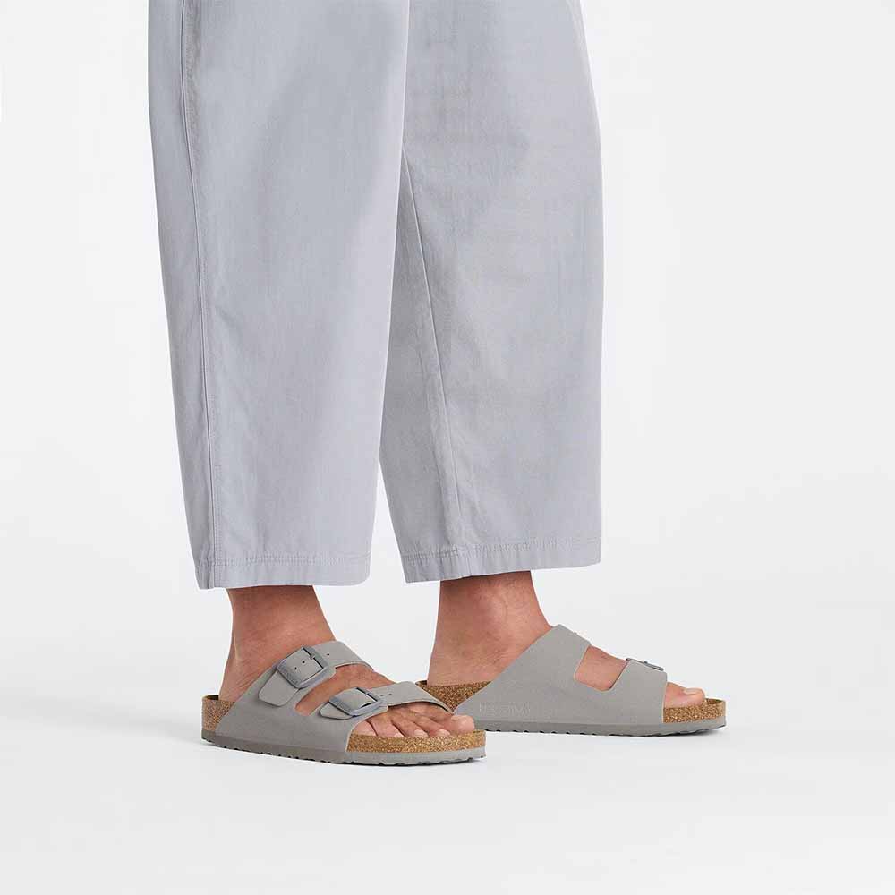 Birkenstock Arizona Birko-Flor Sandals - Regular - Stone Coin