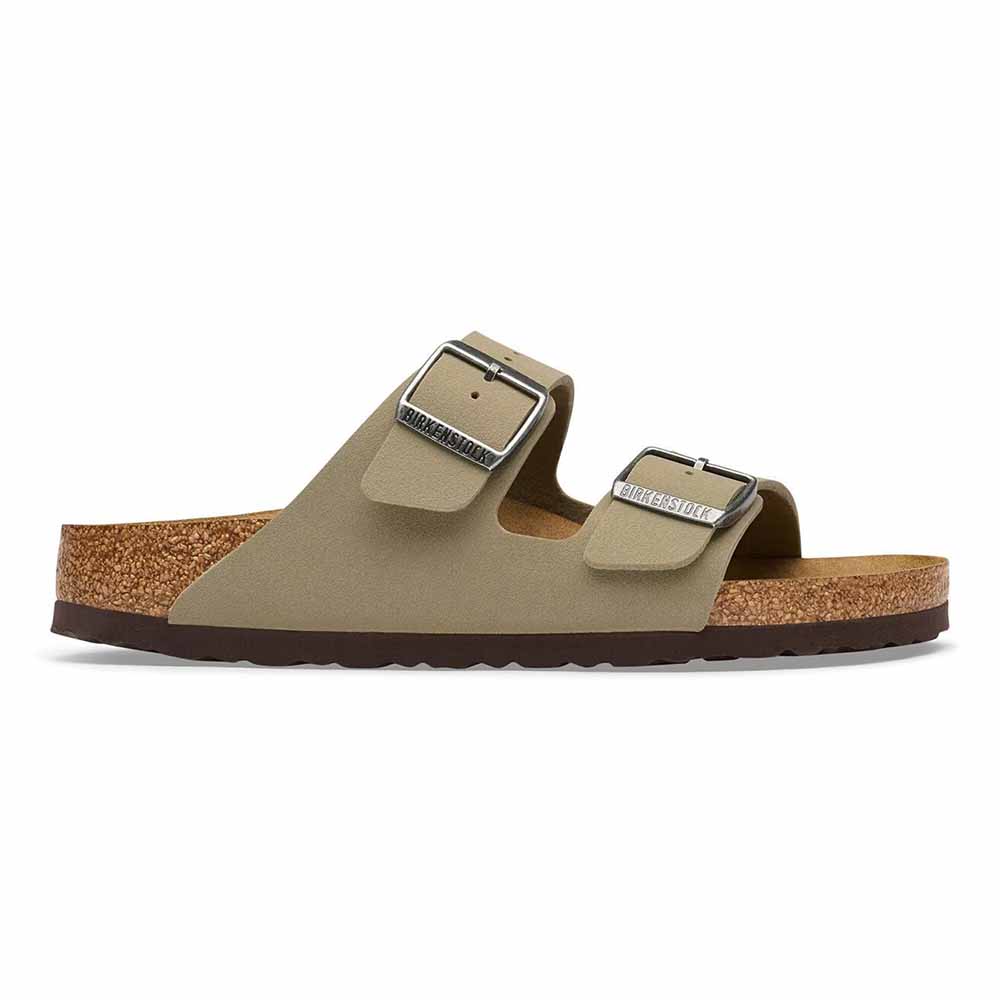 Birkenstock Arizona Birko-Flor Sandals - Regular - Faded Khaki