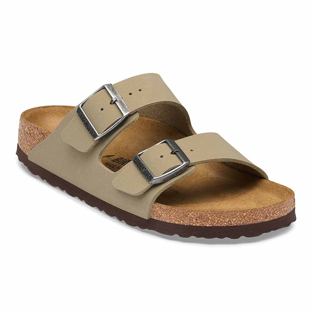 Birkenstock Arizona Birko-Flor Sandals - Regular - Faded Khaki