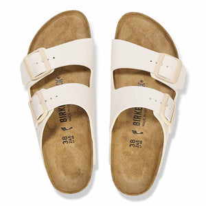 Birkenstock Arizona Birko-Flor Sandals - Regular - Eggshell