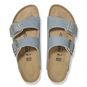 Birkenstock Arizona Oiled Leather Sandals - Regular - Basalt Grey