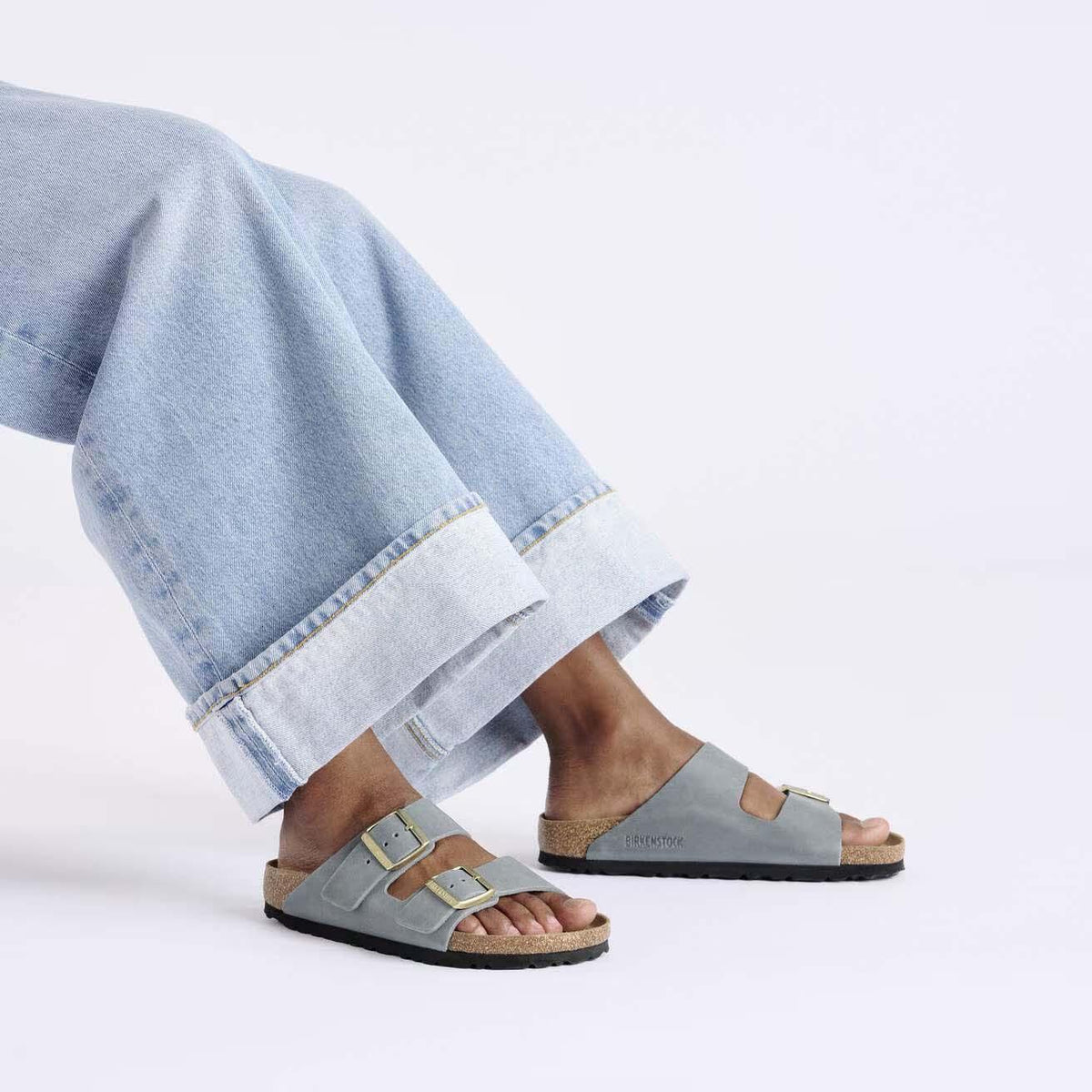 Birkenstock Arizona Oiled Leather Sandals - Regular - Basalt Grey