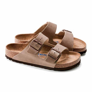 Birkenstock Arizona Soft Footbed Oiled Leather Sandals - Regular - Tobacco Brown