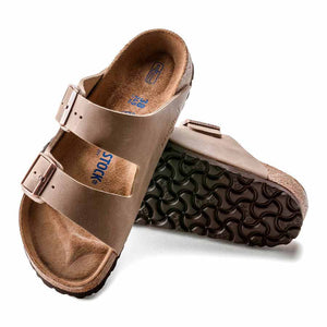 Birkenstock Arizona Soft Footbed Oiled Leather Sandals - Narrow - Tabacco Brown