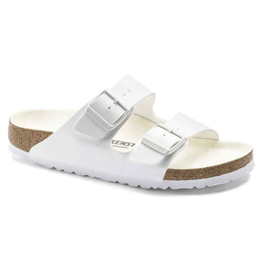 Birkenstock Arizona Semi Exquisite Birko-Flor Sandals - Narrow - Triple White