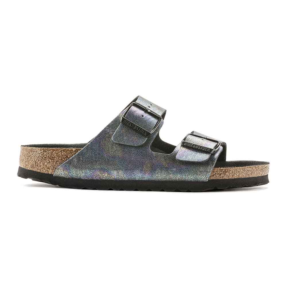 Birkenstock Arizona Vegan Sandals - Narrow - Black Iridescent