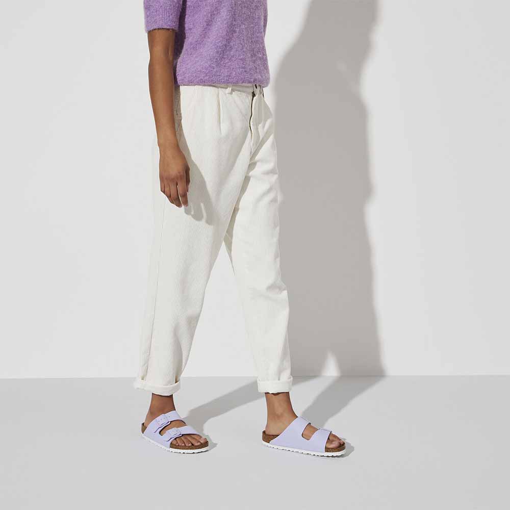 Birkenstock Arizona Vegan Sandals - Narrow - Lavender Fog