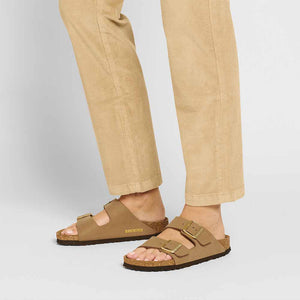 Birkenstock Arizona Vegan Sandals - Narrow - Pecan