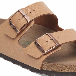 Birkenstock Arizona BirkiBuc Vegan Sandals - Regular - Pecan