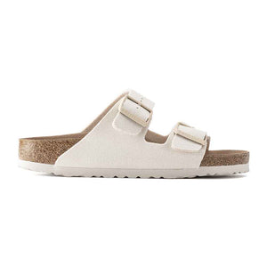 Birkenstock Arizona Vegan Textile Sandals - Narrow - Eggshell