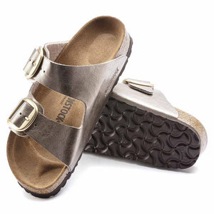 Birkenstock Arizona Big Buckle Birko-Flor Sandals - Regular - Graceful Taupe