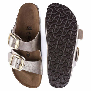 Birkenstock Arizona Big Buckle Birko-Flor Sandals - Regular - Graceful Taupe