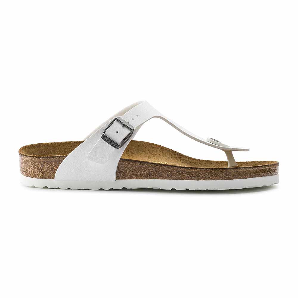 Birkenstock Gizeh Birko-Flor Sandals - Regular - White
