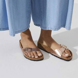 Birkenstock Madrid Birko-Flor Sandals - Regular - Copper