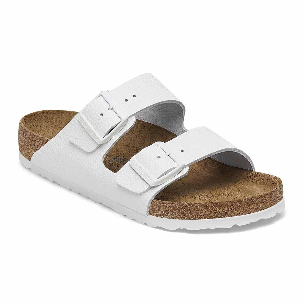 Birkenstock Arizona Leather Sandals - Narrow - White