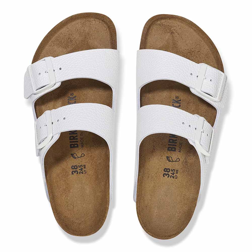 Birkenstock Arizona Leather Sandals - Narrow - White