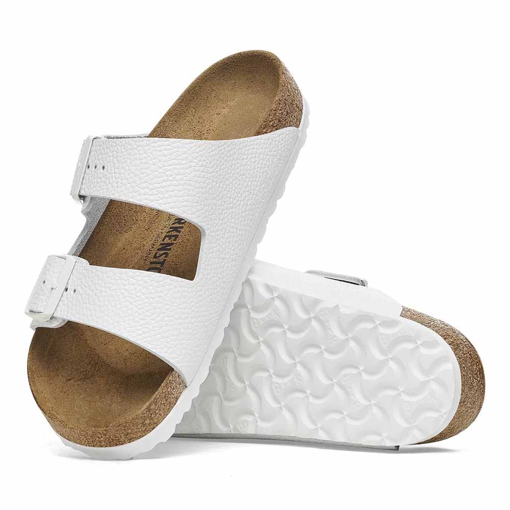 Birkenstock Arizona Leather Sandals - Narrow - White