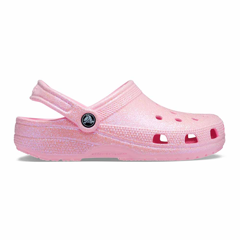 Shop Crocs Classic Glitter Clog | Flamingo | The Next Pair