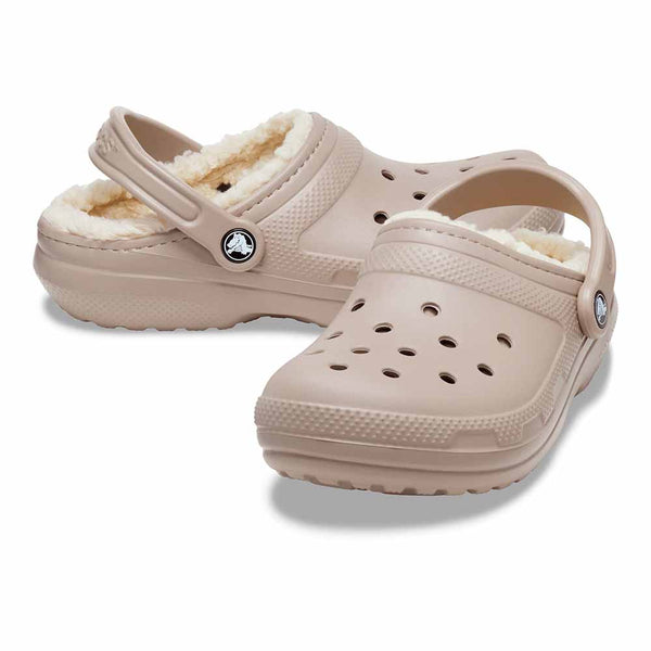 Crocs with store fur pink