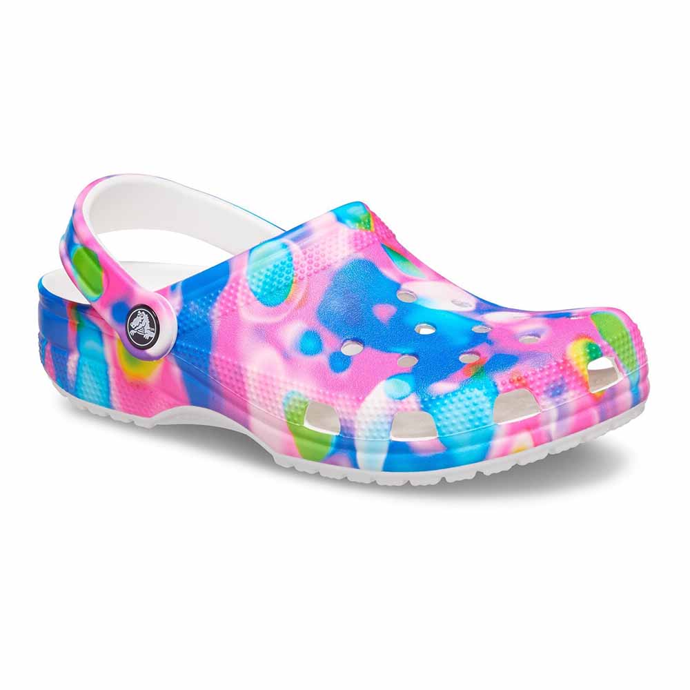 Crocs Classic Solarized Clogs - White/Pink