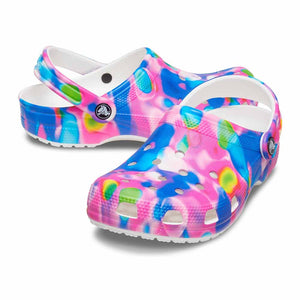 Crocs Classic Solarized Clogs - White/Pink