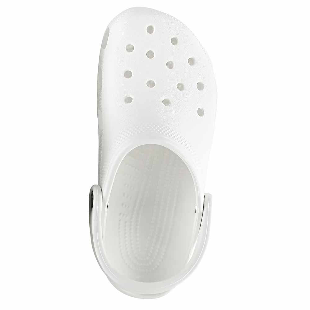 White classic deals clog crocs