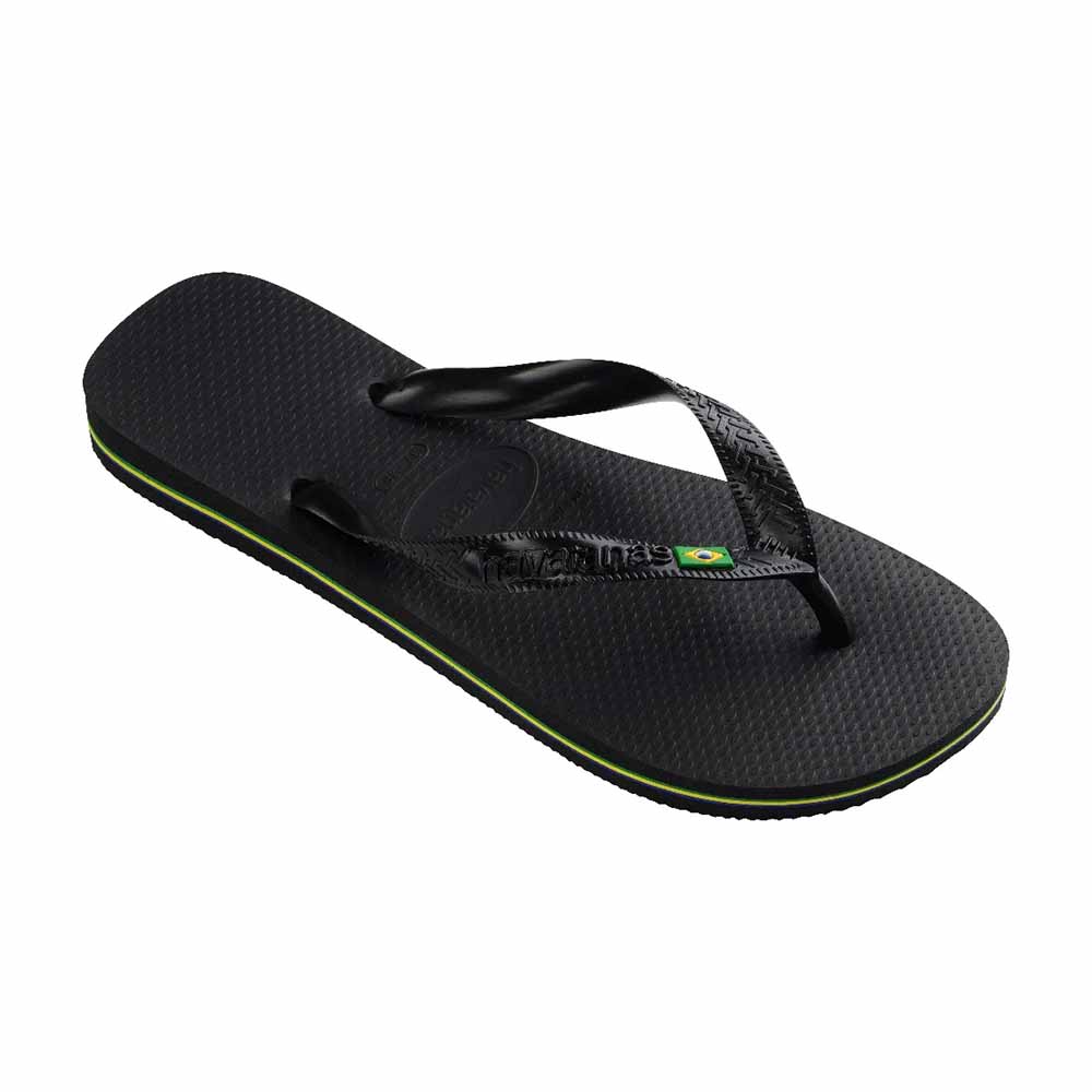 Havaianas Top Brasil Logo Thongs - Black