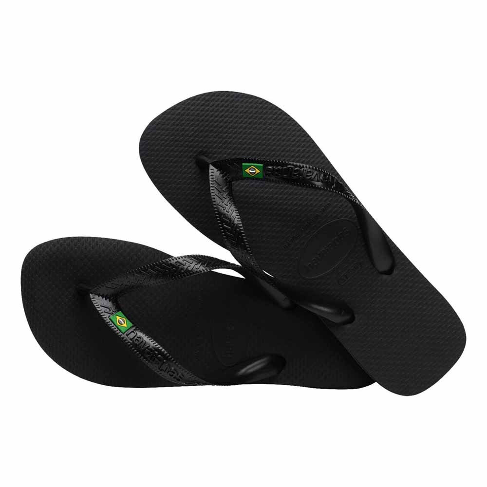 Havaianas Top Brasil Logo Thongs - Black