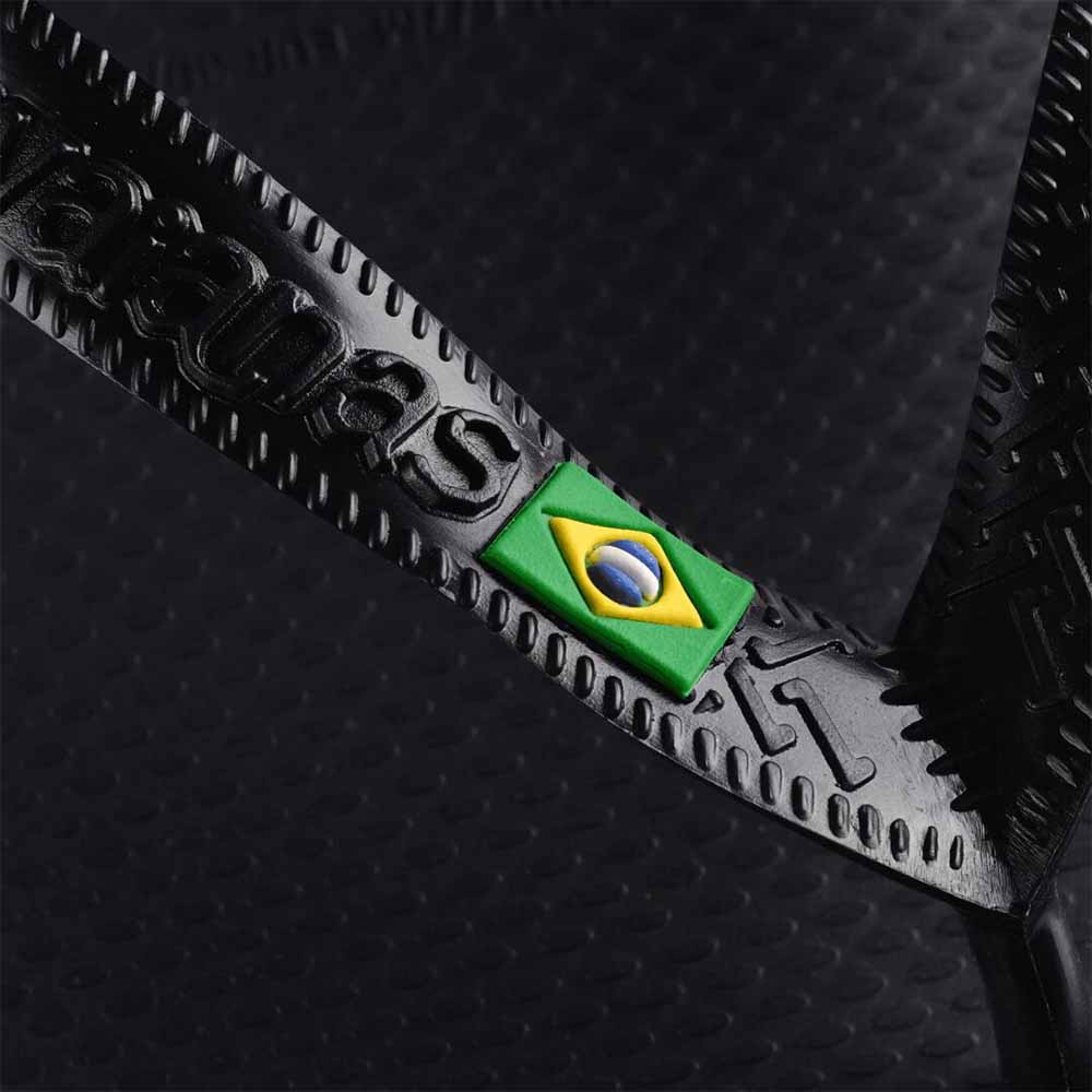 Havaianas Top Brasil Logo Thongs - Black