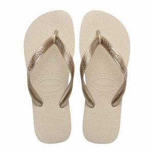 Havaianas Top Thongs - Sand Grey/Gold