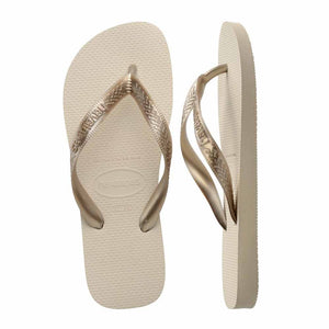 Havaianas Top Thongs - Sand Grey/Gold