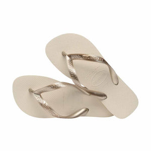 Havaianas Top Thongs - Sand Grey/Gold