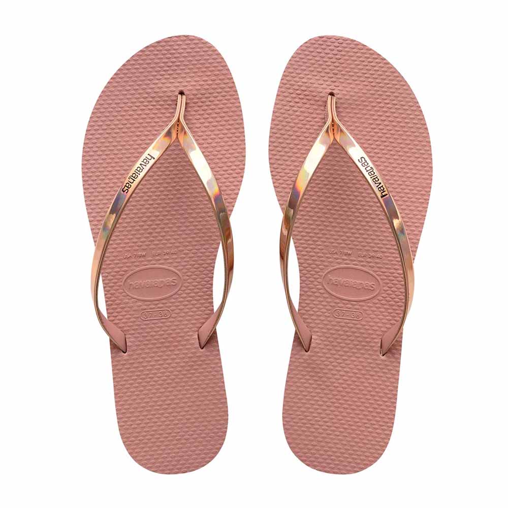 Havaianas You Metallic Thong - Crocus Rose