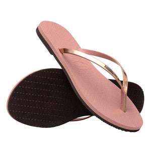 Havaianas You Metallic Thong - Crocus Rose