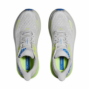 Hoka Clifton 9 Running Shoes - Stardust/Electric Cobalt