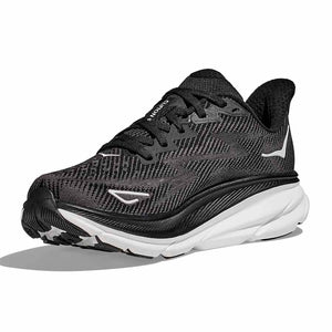 Hoka Clifton 9 Running Shoes - Black/White